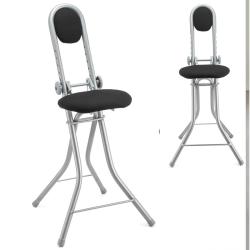 Siège d'appoint avec coussin ergonomique - Gris - 47 cm