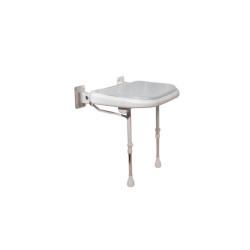 Siège de douche résistant rembourré - Gris - 50 et 55 cm