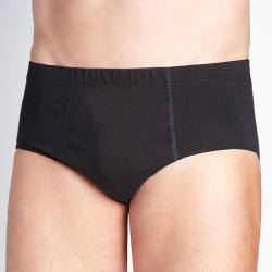 Slip homme lavable semi-intraversable Benefactor - Taille : 8 - Noir - 8