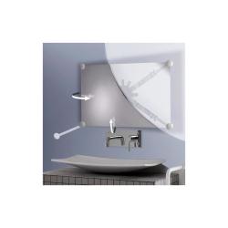 Support miroir orientable multidimensionnel - Blanc