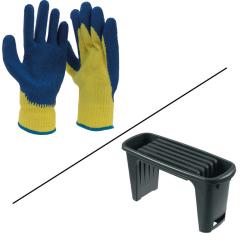 Pack tabouret agenouilloir et gants de jardinage