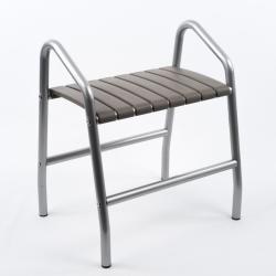 Tabouret de douche design avec poignées Pellet - Non - 42,5 cm