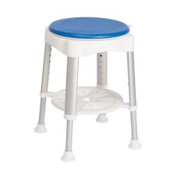 Tabouret de douche pivotant avec plateau - Non - 38 cm