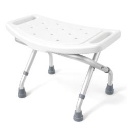 Tabouret de douche pliable incurvé - Non - 43 cm