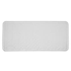 Tapis de bain antidérapant en longueur 74x34 cm - Gris - 74 cm