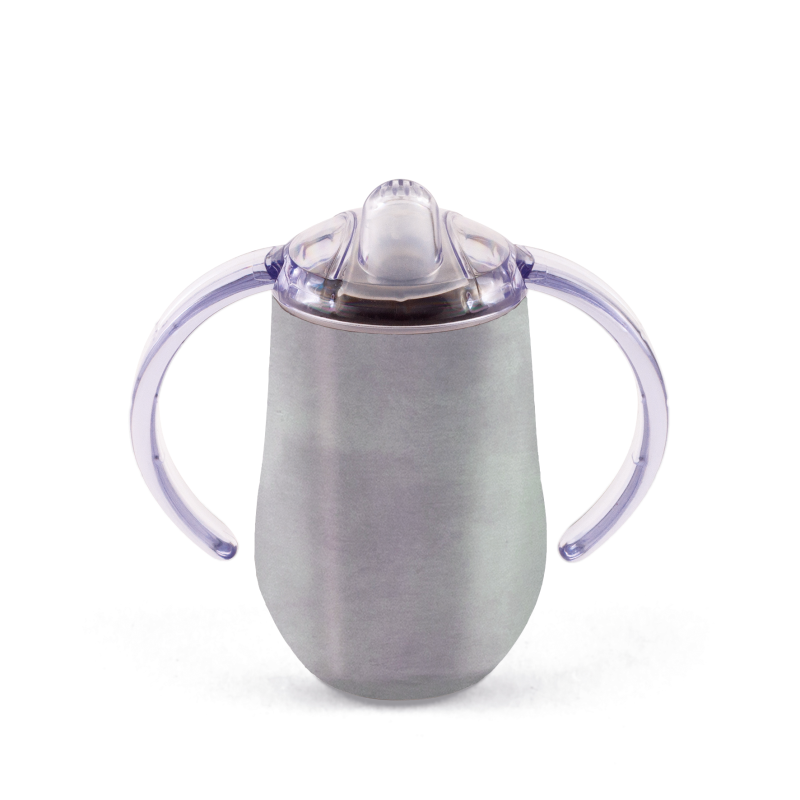 Tasse à anse avec couvercle en inox - Inox - 30 cl