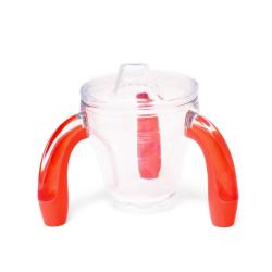 Tasse tripode à bec - Orange - 13 cm