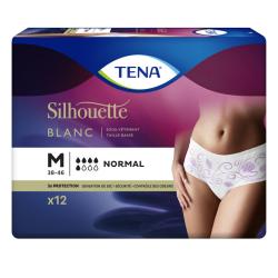 TENA lady pants silhouette plus blanc - Medium - Taille : M - 75 - 100 cm