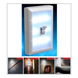 Veilleuse interrupteur extra lumineuses - Blanc - 2 cm