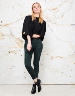 Chino Sandy Skinny Printed - GREEN TIGER
