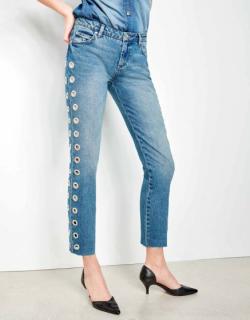 Jean straight cropped Preston Holes - DNM M-85