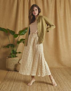 Jupe longue Gaia - LIGHT SAND