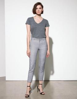 Cigarette trousers Liv Fancy - BLUE GEO