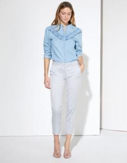 Cigarette trousers Liv Fancy - PYJAMA STRIPES
