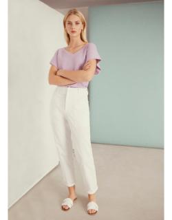 Pantalon cargo Aimy - WHITE