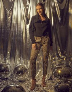 Pantalon cigarette Liv Fancy - BAROQUE DAMASK