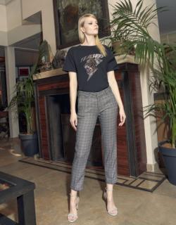 Pantalon cigarette Liv Fancy - RETRO CERAMIC