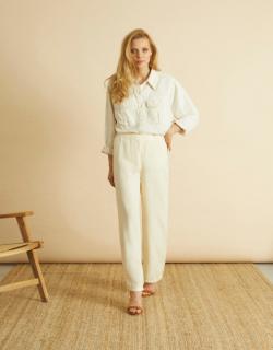 Pantalon wide Felicity Linen - ICECREAM