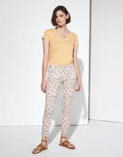 Chino trousers Sandy Cropped Printed - CASHMERE FOLK