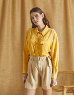 Short Stan Linen - LIGHT SAND