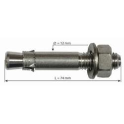 Goujon Inox 12 X 74 Mm - Raumer