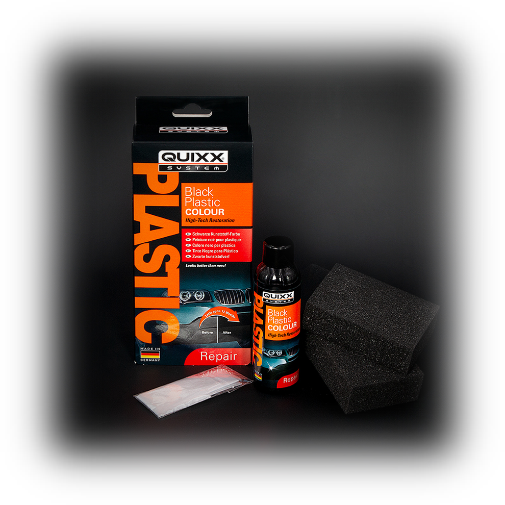 Quixx - Peinture Noire Pour Plastiques Pour Voiture