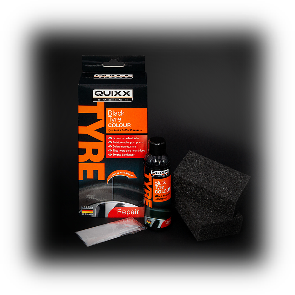 Quixx - Peinture Noire Pour Pneus De Voiture