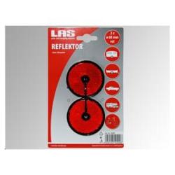 Las - Réflecteurs Rouges Ronds 6 Cm