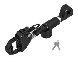 Eufab - Porte-vélo Eufab: Fixe-cadre À Strap Inclinable Amovible Ø 25 + 30 Mm Et Antivol 27 Cm - Porte-vélos Eufab