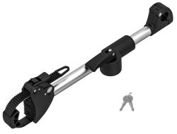 Eufab - Porte-vélo Eufab: Fixe-cadre À Strap Inclinable Amovible Ø 25 + 30 Mm Et Antivol 40 Cm - Porte-vélos Eufab