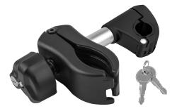 Eufab - Porte-vélo Eufab : Fixe-cadre À Pince Court Amovible Ø 25 + 30 Mm Antivol