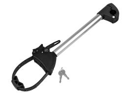 Eufab - Porte-vélo Eufab : Fixe-cadre Long Amovible Ø 25 + 30 Mm Antivol Avec Collier De Serrage - Porte-vélos Eufab