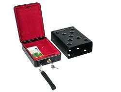 Eufab - Mini Coffre Fort Acier Et Velour