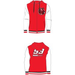 Pritelli - Ant Kid Baseball Sweat À Capuche Rouge