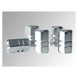 Eufab - Bouchons De Valve En Alu. Argent