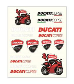 Pritelli - Ducati Medium Stickers