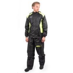 Rider-tec - Pantalon De Moto Homme Rain Pants One Rider-tec Noir & Jaune