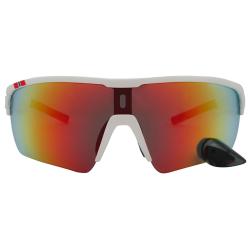 Trieye - Lunettes Montures Blanches Revo Rouge Avec Rétroviseur
