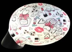 Urban Accent - Housse Décorative Blanche Girly