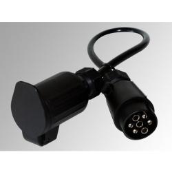 Las - Adaptateur Long 7/13 Broches Pour Prise D'attelage