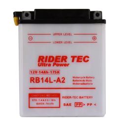 Rider-tec - Batterie Moto Rb14l-a2 Conventionnelle 12v 14ah 175a