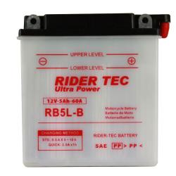 Rider-tec - Batterie Moto Rb5l-b Conventionnelle 12v 5ah 60a