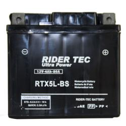 Rider-tec - Batterie Moto Rtx5l-bs Sans Entretien 12v 4ah 80a