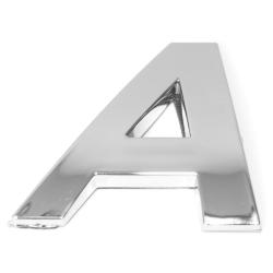Eufab - Lettre ''a'' 3d Autocollante Chromée