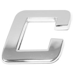 Eufab - Lettre ''c'' 3d Autocollante Chromée