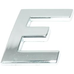 Eufab - Lettre ''e'' 3d Autocollante Chromée