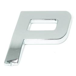 Eufab - Lettre ''p'' 3d Autocollante Chromée