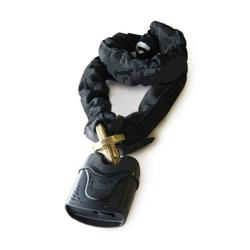 Rider-tec - Antivol Moto Et Vélo - Chaine Robuste Lasso Acier 120 Cm & Cadenas