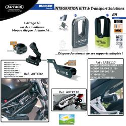 Artago - Support D'antivol Adapté Artago 69 Pour Honda Cb600f Cbf600 Et Cbr600f