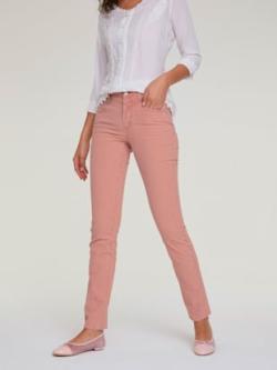 Pantalon velours coupe droite, couleur rose, taille 42 - Witt